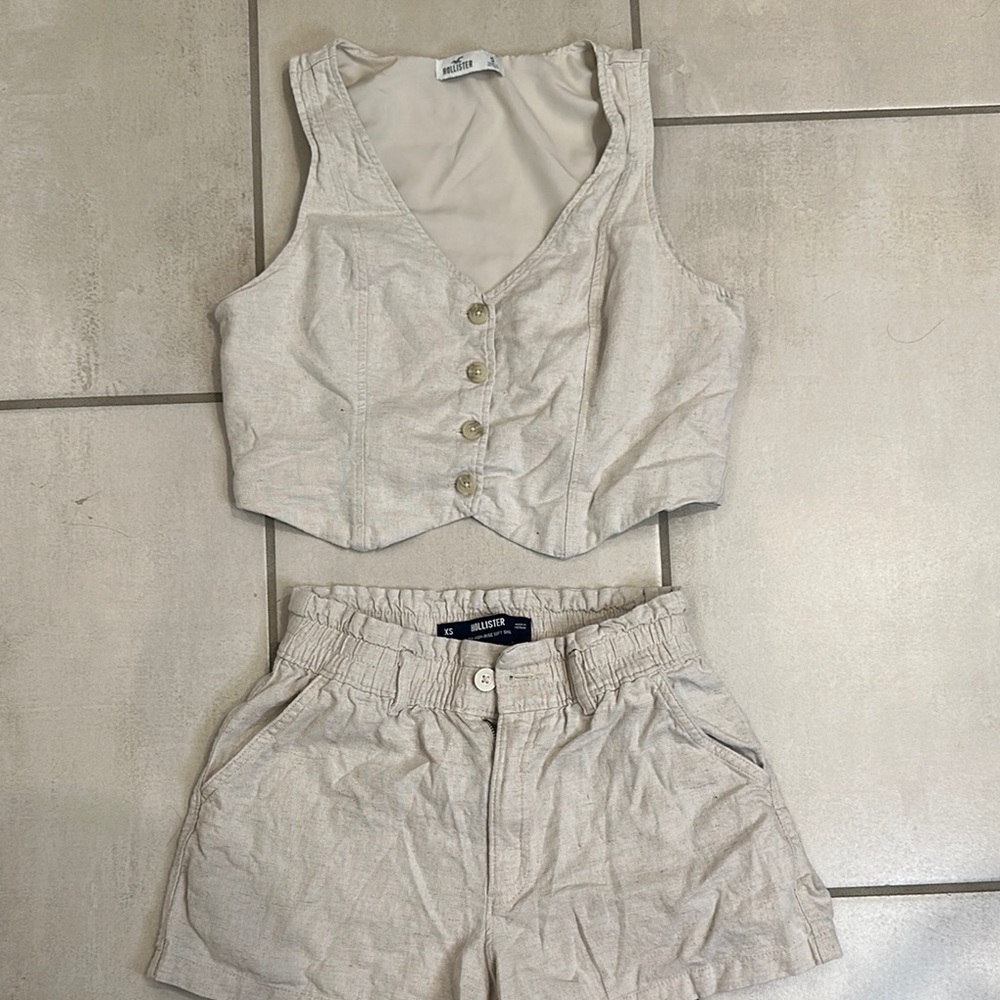 Hollister shorts set
